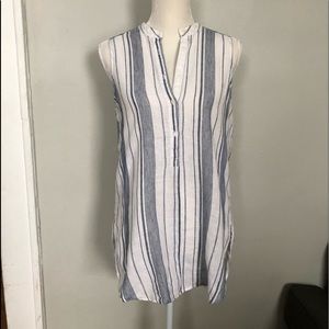 Women’s Bleuh Ciel Sleeveless striped shirt